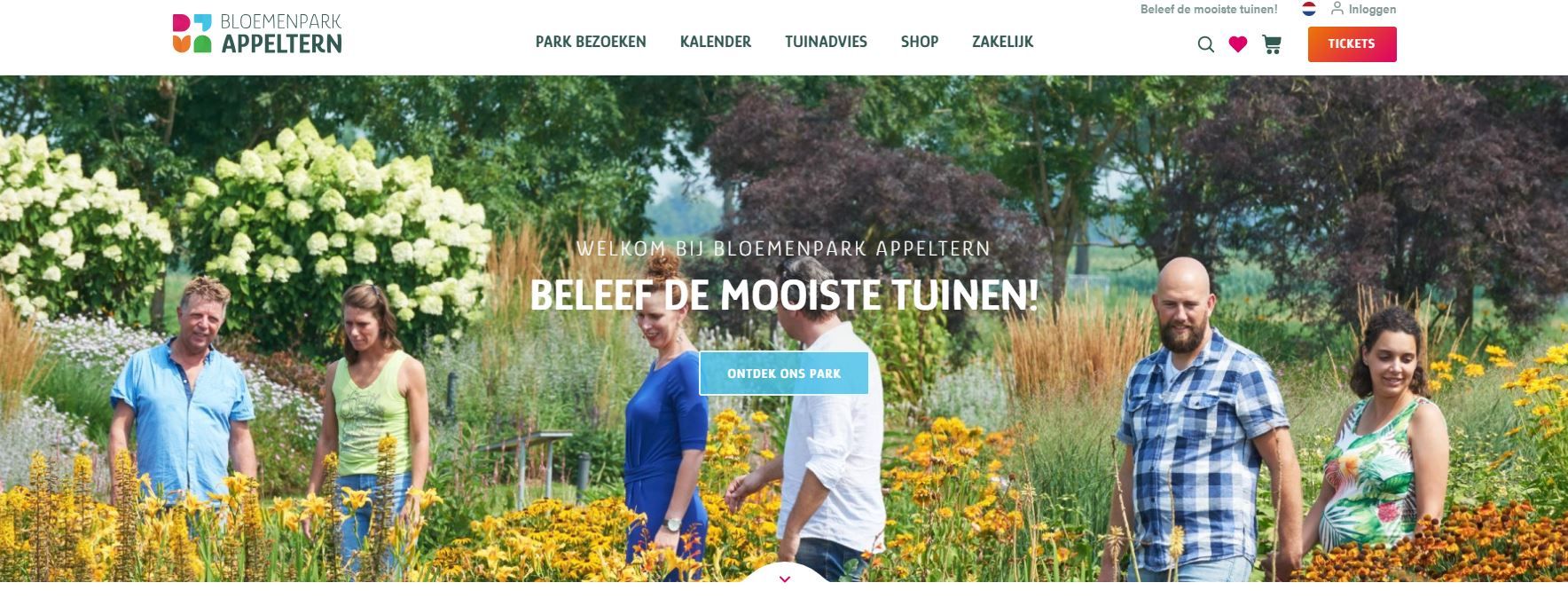 Samenwerking DVC Online B.V. met Bloemenpark Appeltern